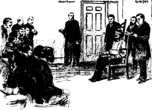 The execution of William Kemmler, the first victim of the electric chair