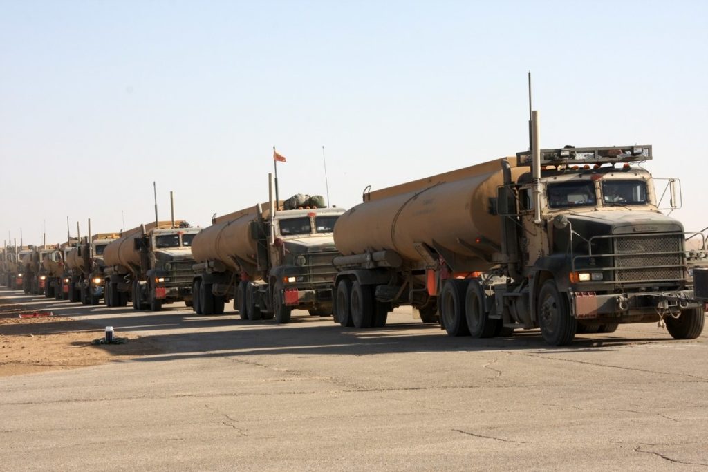 Army fuel convoy