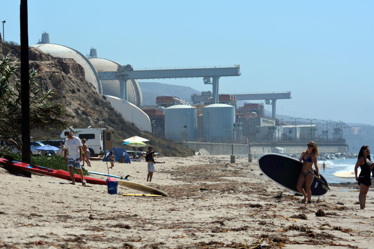 San Oonfre decommissioned nuclear plant