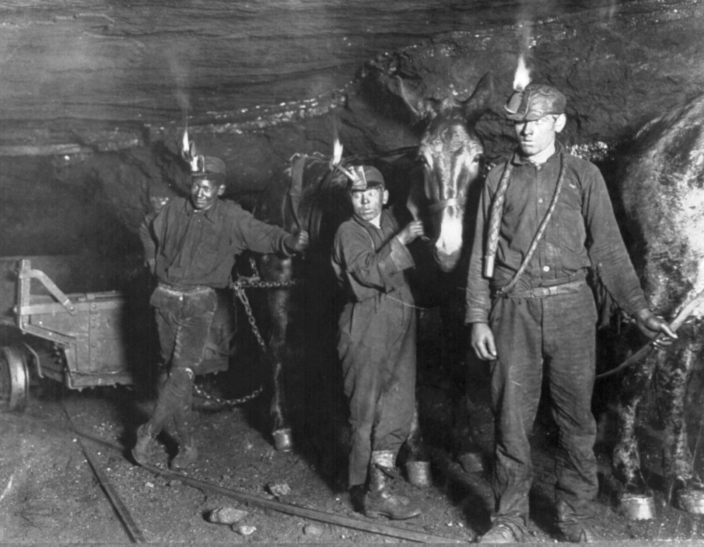 Coal miners circa 1908