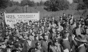 Miners at an anthracite rally