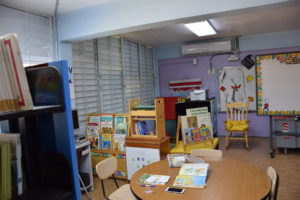 A classroom in the Segunda Unidad Federico Degetau school