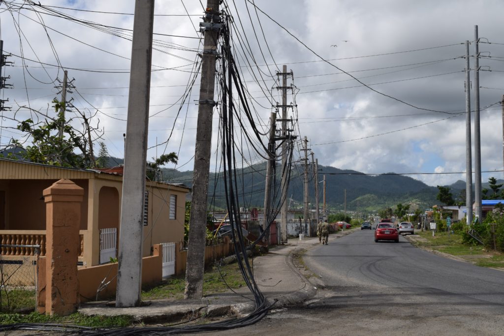 puerto rico downed power lines