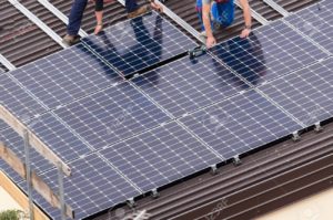 Solar Panel Installation on Roof